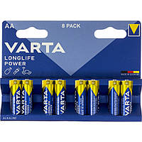 Батарейка "VARTA" LR-6 Long Life Power 1,5V, пальчик 8 шт