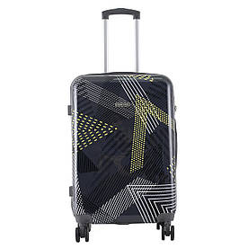 Валіза Semi Line 24" (S) Black Pattern (T5651-2)