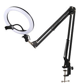 Кільцева лампа 30см на пантографі ACprof QX-300-P