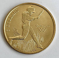 Австралия 5 долларов 2000, Олимпийские игры в Сиднее. Софтбол