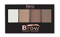 Тени для бровей Bless Beauty Brow Sculpting Kit 02