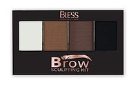 Тени для бровей Bless Beauty Brow Sculpting Kit 03