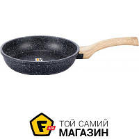 Сковорода традиційна «Kohen» ( Сковорода Granit 20 см KN78520) підходить для всіх типів плит кришка