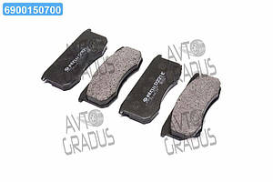 Колодка гальм. диск. УАЗ Патріот (передн.) (компл. 4 шт.) (вир-во Intelli) D221E