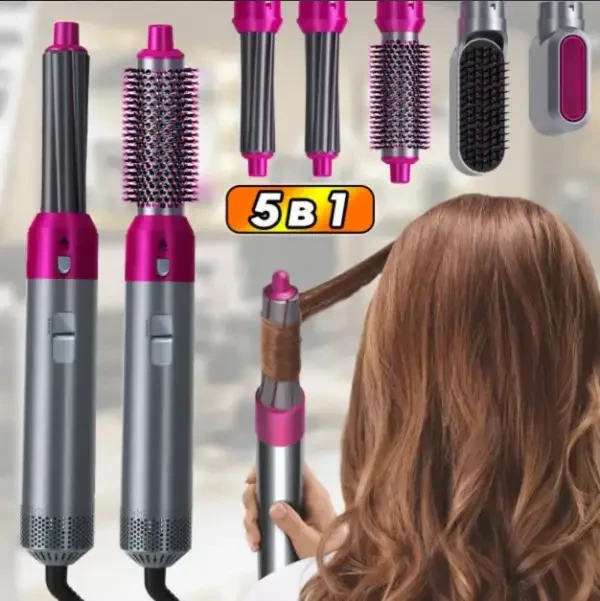 Стайлер для волосся HAIR BRUSH Дайсон Dyson 5в1 + кейс чохол із кейсом