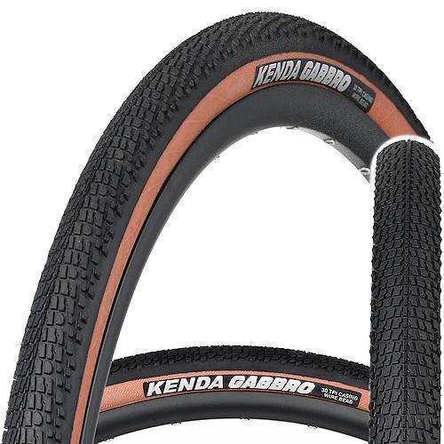 Покришка Kenda K1266 Gabbro 700 X 40C 30TPI чорний з коричневим боком (O-O-0673)