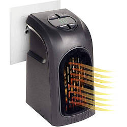 Електричний обігрівач 400 Вт HANDY HEATER, з таймером / Портативний тепловентилятор з 2 режимами роботи