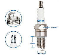 Свеча зажигания IRIDIUM. F6RTI ВАЗ 2106-07, 2111, 1118, 2121-2123, 2170-90, Daewoo Matiz "TORCH" (кт. 4 шт.)