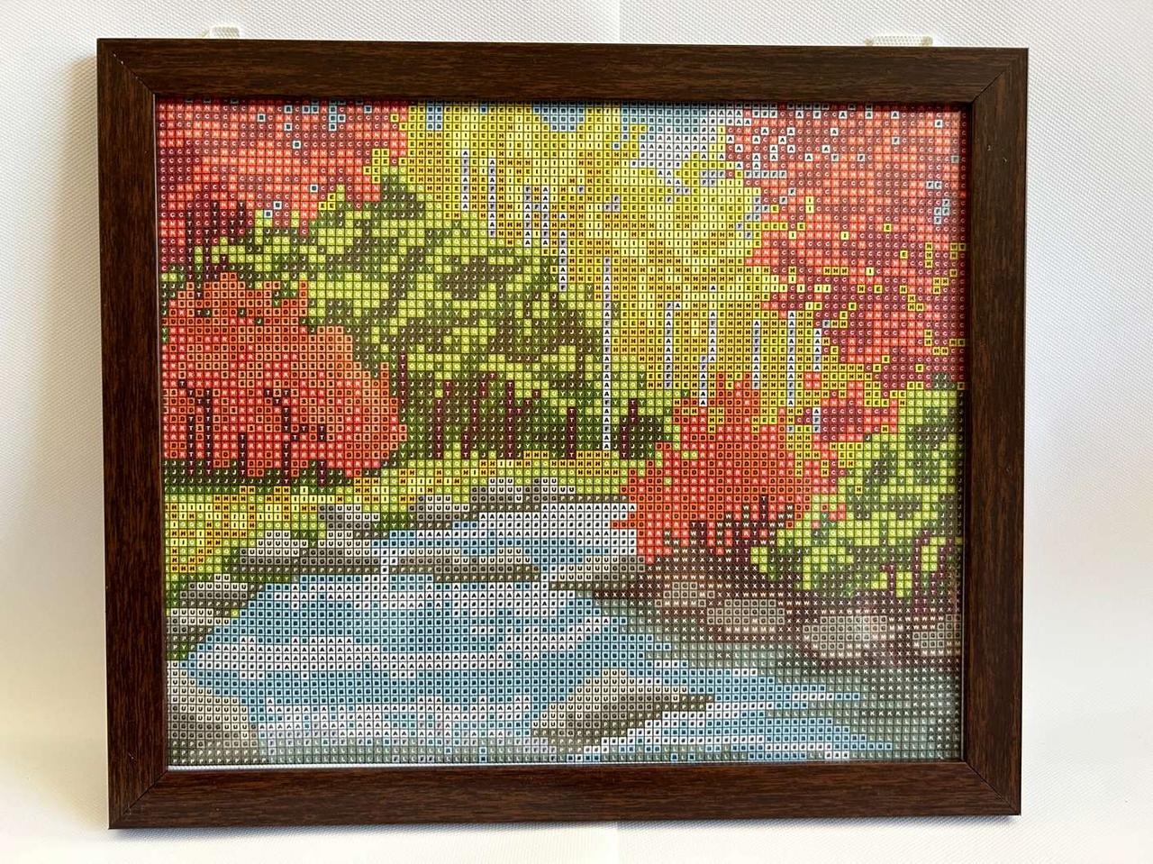 Алмазна вишивка з рамкою АВ 4072