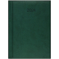 Щоденник датований 2024 Brunnen А5 Стандарт Torino зелений 73-795 38 504