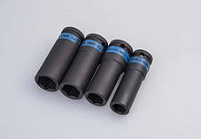 Набір ударних головок 3/4" 19-41мм довгі 14шт в ложементі KING TONY 9-6414MP, фото 4