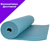 Коврик для йоги и фитнеса PowerPlay 4010 PVC Yoga Mat Зеленый (173x61x0.6)