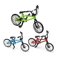 Пальчиковый велосипед, фингербайк, Finger BMX в ручным тормозом, Модель велосипеда металлическая