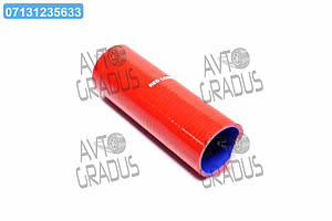 Патрубок радіатора КРАЗ 250,260,6510 нижній (СИЛІКОН червоний, D=60 мм, L=200 мм) 214Б-1303010