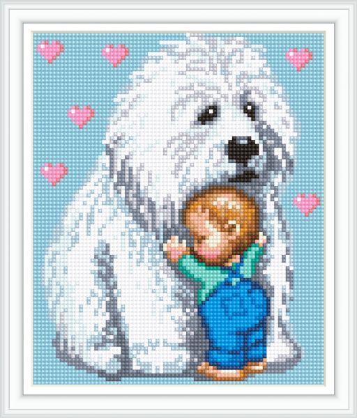 Алмазна вишивка з рамкою АВ 4064