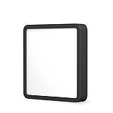 LED Світильник накладний квадрат VIDEX 18W 5000K Black, фото 3