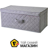 Коробка картон, флизелин - Design Line Короб для хранения текстильный 1506 серый 250x580x300 мм серый форма