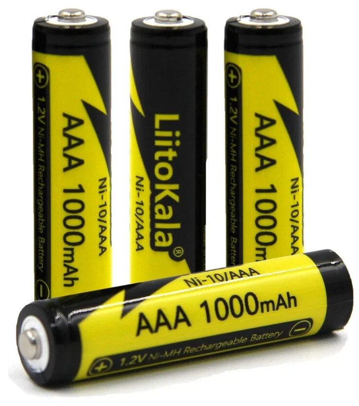 Акумулятор ААА 1000 мАг 1.2В LiitoKala Ni-10/ААА, фото 1