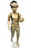 Карнавальний костюм Їжачка з напівкомбінезоном, дитячий костюм Їжака з декором