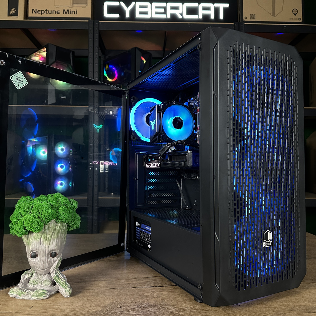 Техногігант! Intel Core i5-10400F + RTX 3060 | Магазин Гарантія 2 Роки! Ігровий Компютер ПК від CyberCat