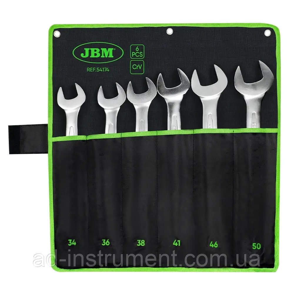 Набір ключів комбінованих 6-32 мм, 21 од. 54079 JBM