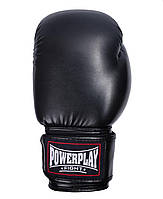 Боксерские перчатки на 18 унций PowerPlay 3004 Classic Черные