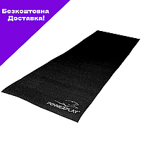 Коврик для йоги и фитнеса PowerPlay 4010 PVC Yoga Mat Черный (173x61x0.6)