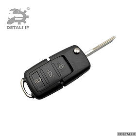 Викидний ключ корпус Jetta 3 Volkswagen 3 кнопки індикатор посередині 1K0959753G 1J0959753DA 1J0959753AH