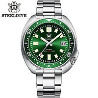STEELDIVE SD1970 44MM 20ATM(200M) SEIKO NH35A GREEN DIAL (SEIKO SPB151J1 PROSPEX CAPTAIN WILLARD)