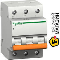 Schneider Electric Автоматический выключатель ВА63 50/3/С 3Р 50 А 4,5 кА 11228