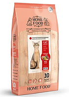 Home Food сухой корм для котов беззерновой с уткой и грушей 10кг