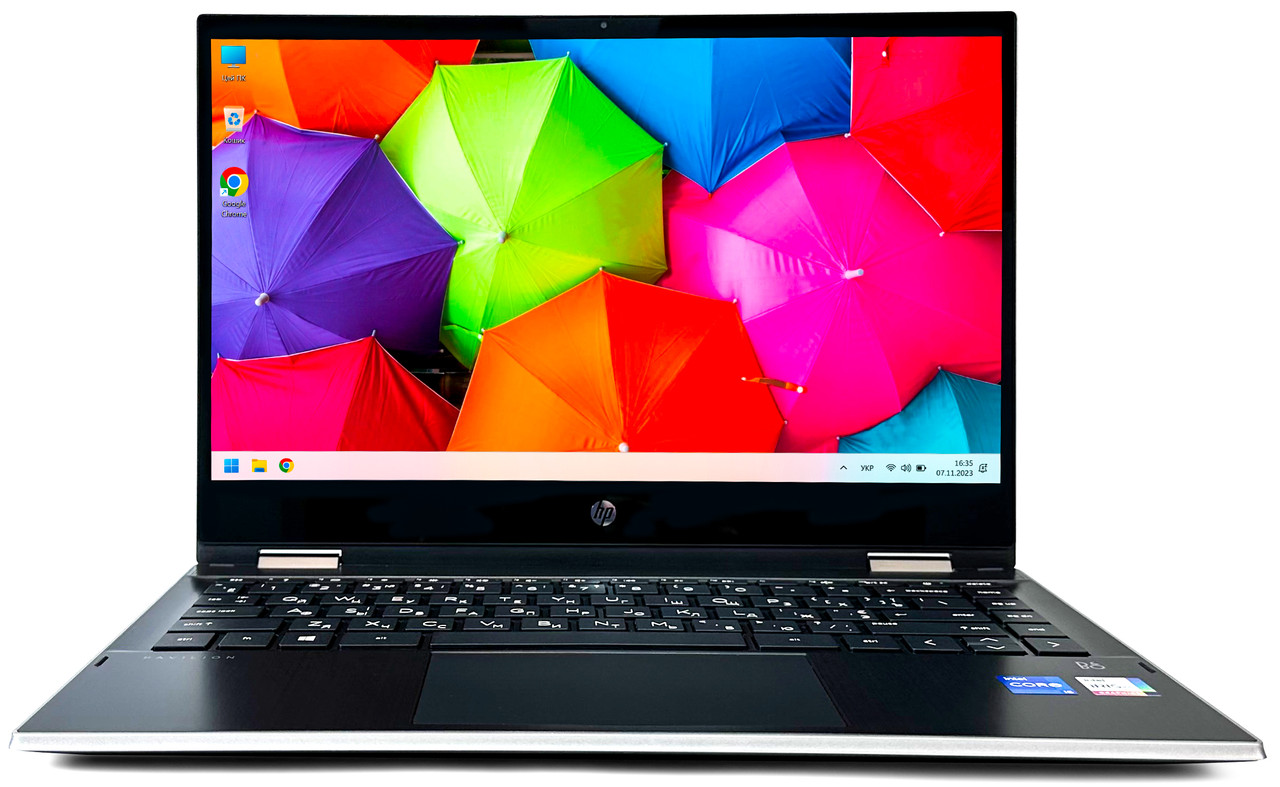Ноутбук HP Pavilion x360 14-dw1024nr: Core i5-1135G7 / RAM 12 ГБ / SSD 512 ГБ / Iris Xe Graph / 14" Multitouch