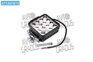 Фара LED квадратна 48W, 16 ламп, 5D  DK.485D-S