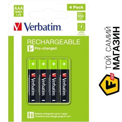 Verbatim Акумуляторні батарейки типу ААА класу HR03 (1,2V 4 шт) (49514)