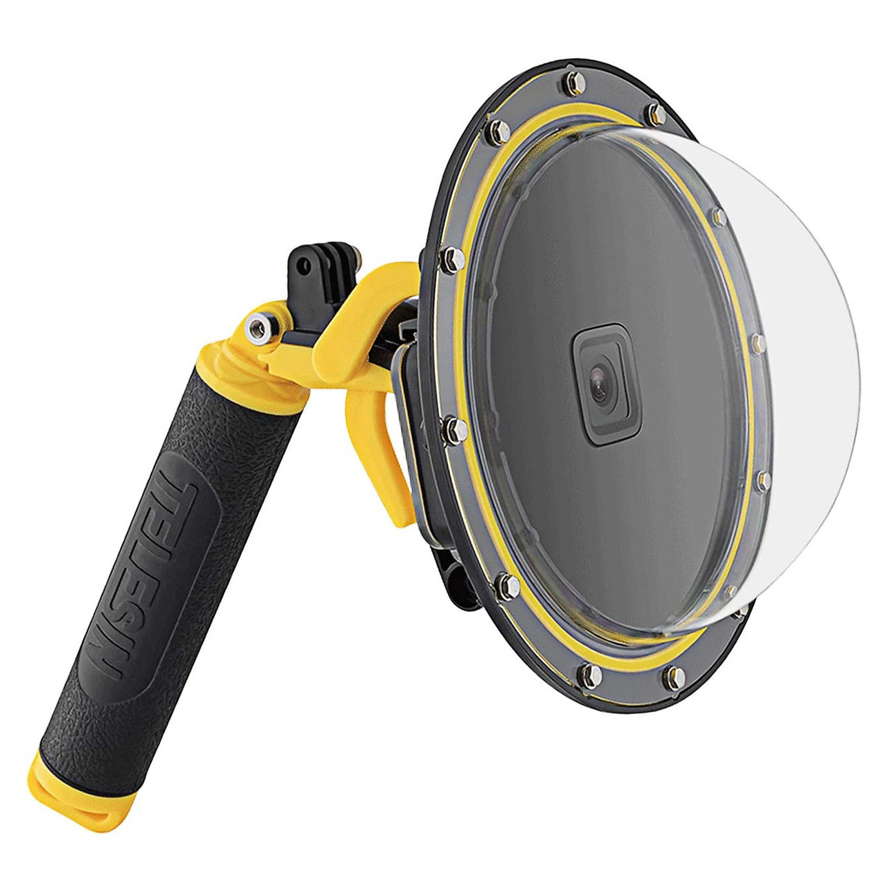 Підводний бокс купол GoPro 12 / 11 / 10 / 9 з курком Dome Port 30м Telesin GP-DMP-T09, фото 1