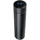 Сенсорний термос з індикатором температури T-Bottle 919, 500 мл, чорний, із ситечком для чаю, фото 8
