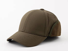 Чоловіча тепла зимова бейсболка з вушками