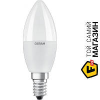 Светодиодная лампа Osram Лампа светодиодная OSRAM LED В40 4.5W 470Lm 2700К+ RGB E14 пульт ДУ (4058075430853)