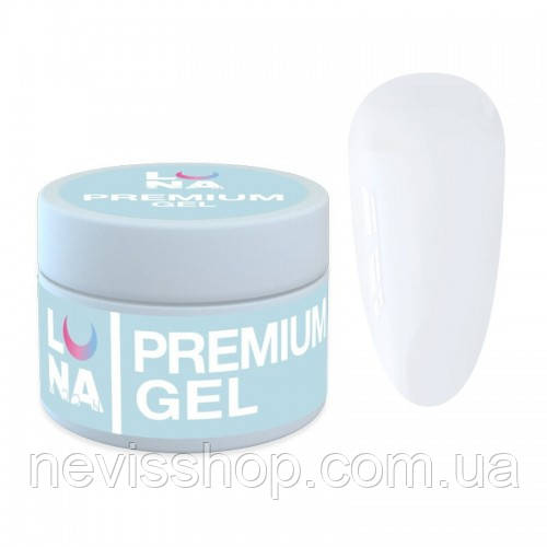 Гель для нарощування Luna Premium Gel 11 молочний 30 мл