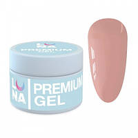 Гель для нарощування Luna Premium Gel 16 темний беж 30 мл