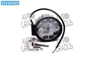 Фара LED кругла 42W, 14 ламп, 5D  DK.425D-R