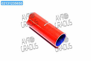 Патрубок радіатора Супер МАЗ нижній (СИЛІКОН червоний, D=60 мм, L=180 мм) 6422-1303025-01