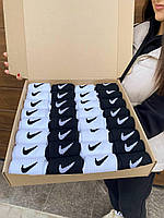 Большой мера бокс мужских высоких носков Nike 41-45 на 32 пары, Подарочные мужские носки