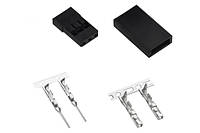 Petite mère Купить Разъем авто 2 pin с проводами (папа+мама) 16396