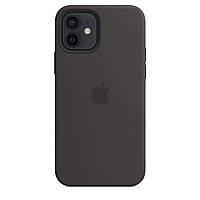 Чохол Silicone Case Premium з MagSafe для iPhone 12 / 12 Pro Black