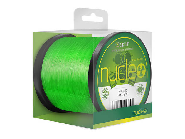 Волосінь Carp fishing line NUCLEO 1200m флюро зелена 0.25мм 5,4кг, фото 1