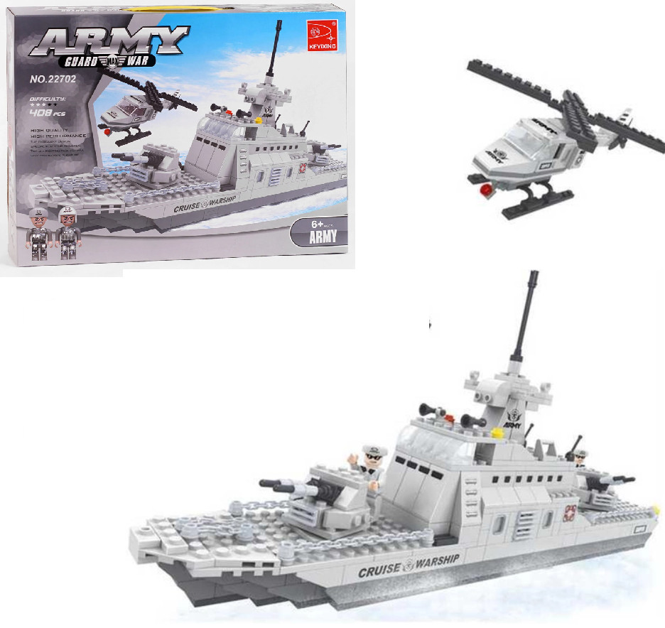 Конструктор Ausini 22702 Військово-морський флот 408 елементів