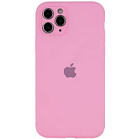 Силиконовый чехол Silicone Case Full Camera для iPhone 12 Pro Light Pink