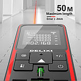 Портативний лазерний електронний далекомір DELIXI, 50 м, фото 2