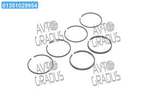 Кільця поршневі компресора (60,4) КАМАЗ,ЗІЛ (к-кт на 2 поршні) виробництво "МЕХАНІК" PRSPL 130-3509167